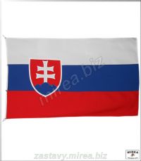 Vlajka Slovenska 90x60 - (SRV-0906pe180)